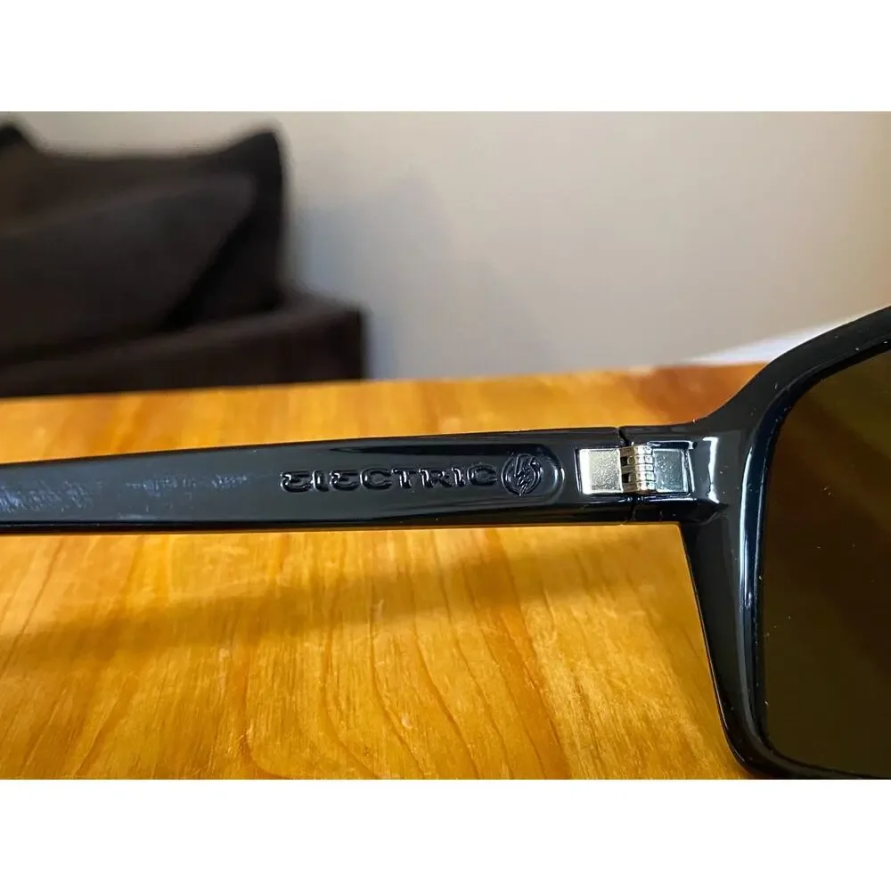 Vintage Y2K Electric Captain AHAB Black Sunglasses Snow Surf California Eyewear